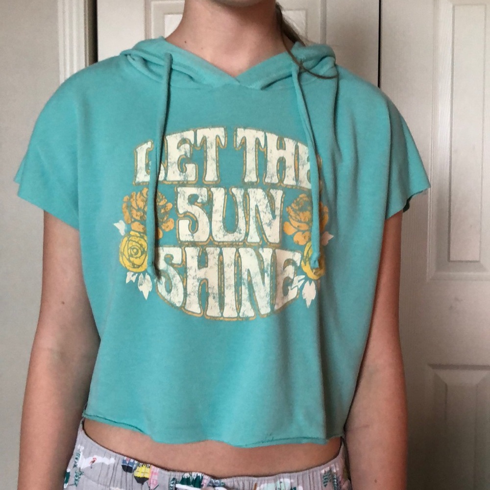 hoodie crop top